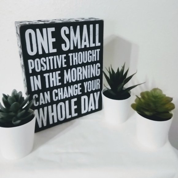 Primitives by Kathy Other - Primitives by Kathy, Floral Trimmed Box Sign, 6" x 8", One Small Positive.